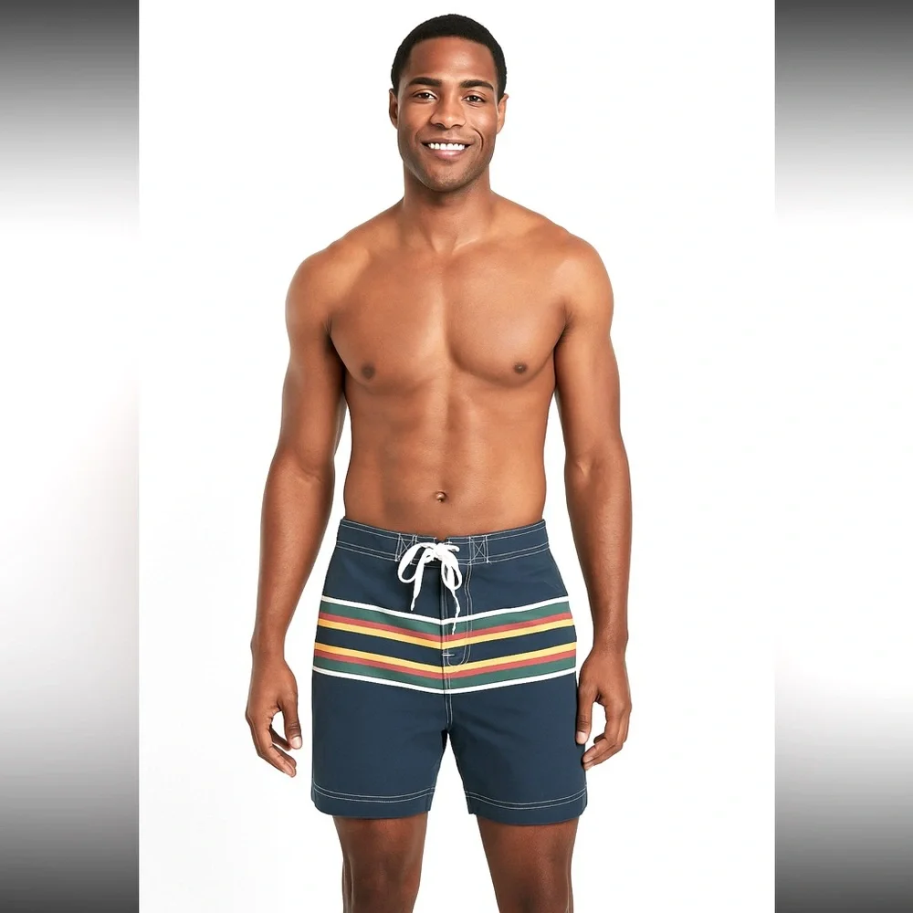 Polo Ralph Lauren | Striped Sport Board Shorts Swim Trunks Sz S